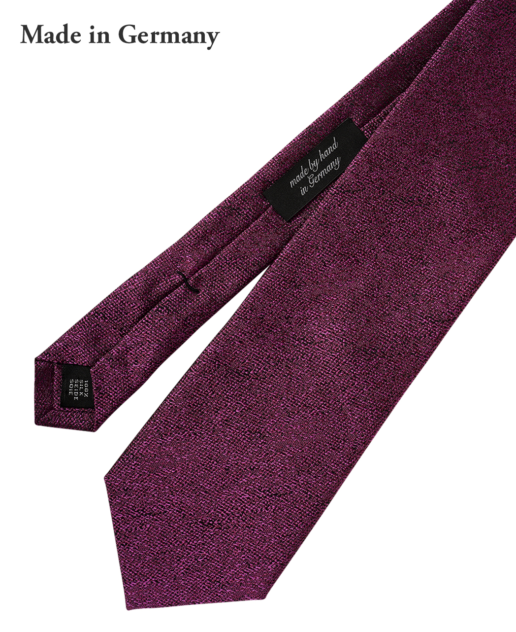 パープル系/ソリッド(無地)/シルク/ASCOT