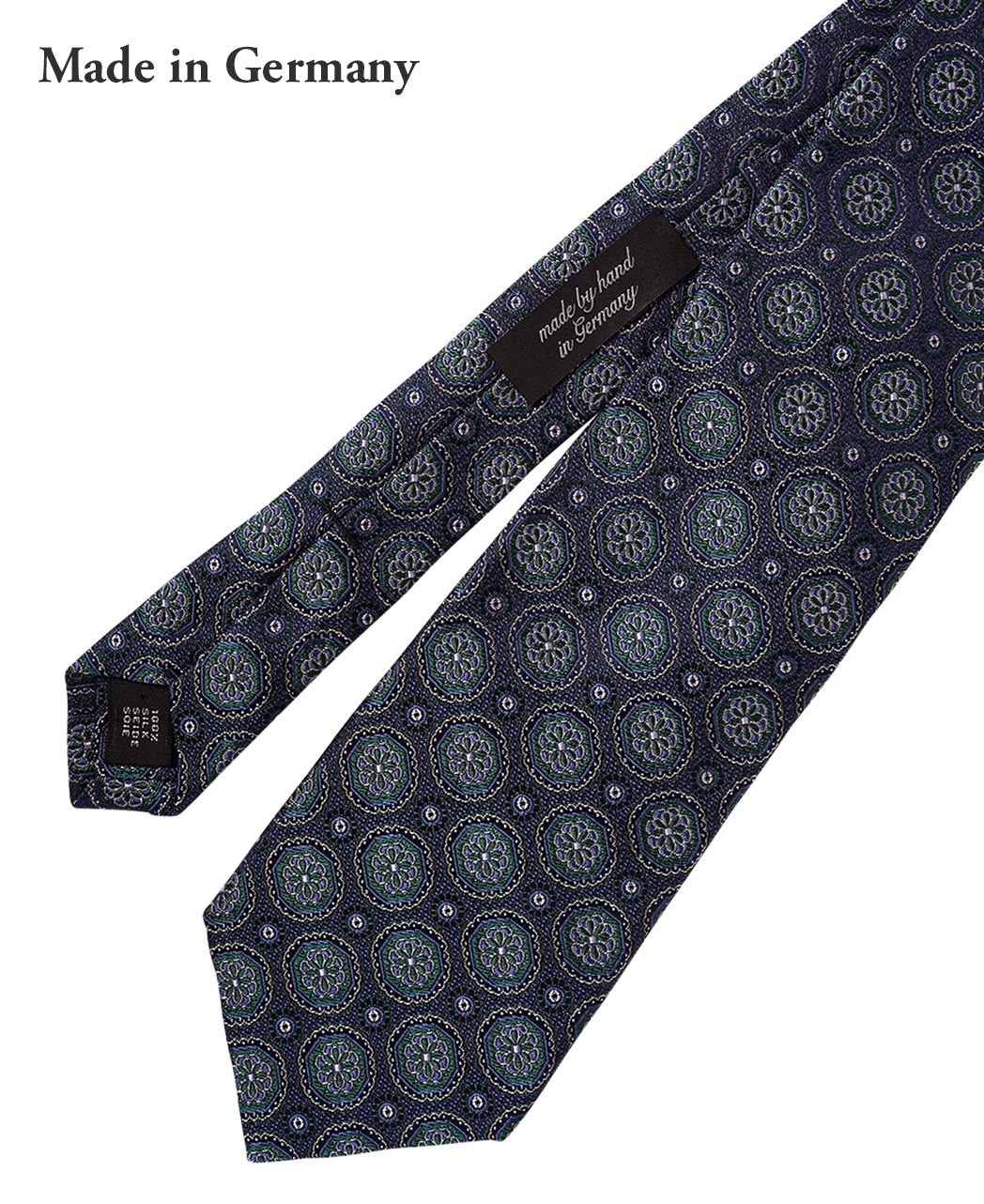 グリーン系/小紋/シルク/ASCOT