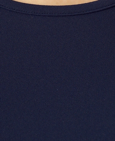 クルーネック半袖Tシャツ/ネイビー