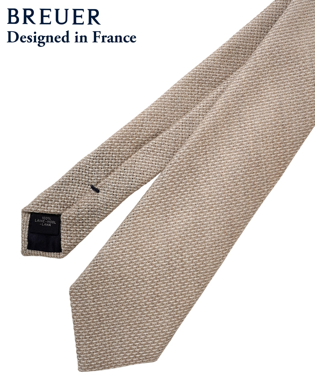ベージュ系/ソリッド(無地)/ウール/BREUER