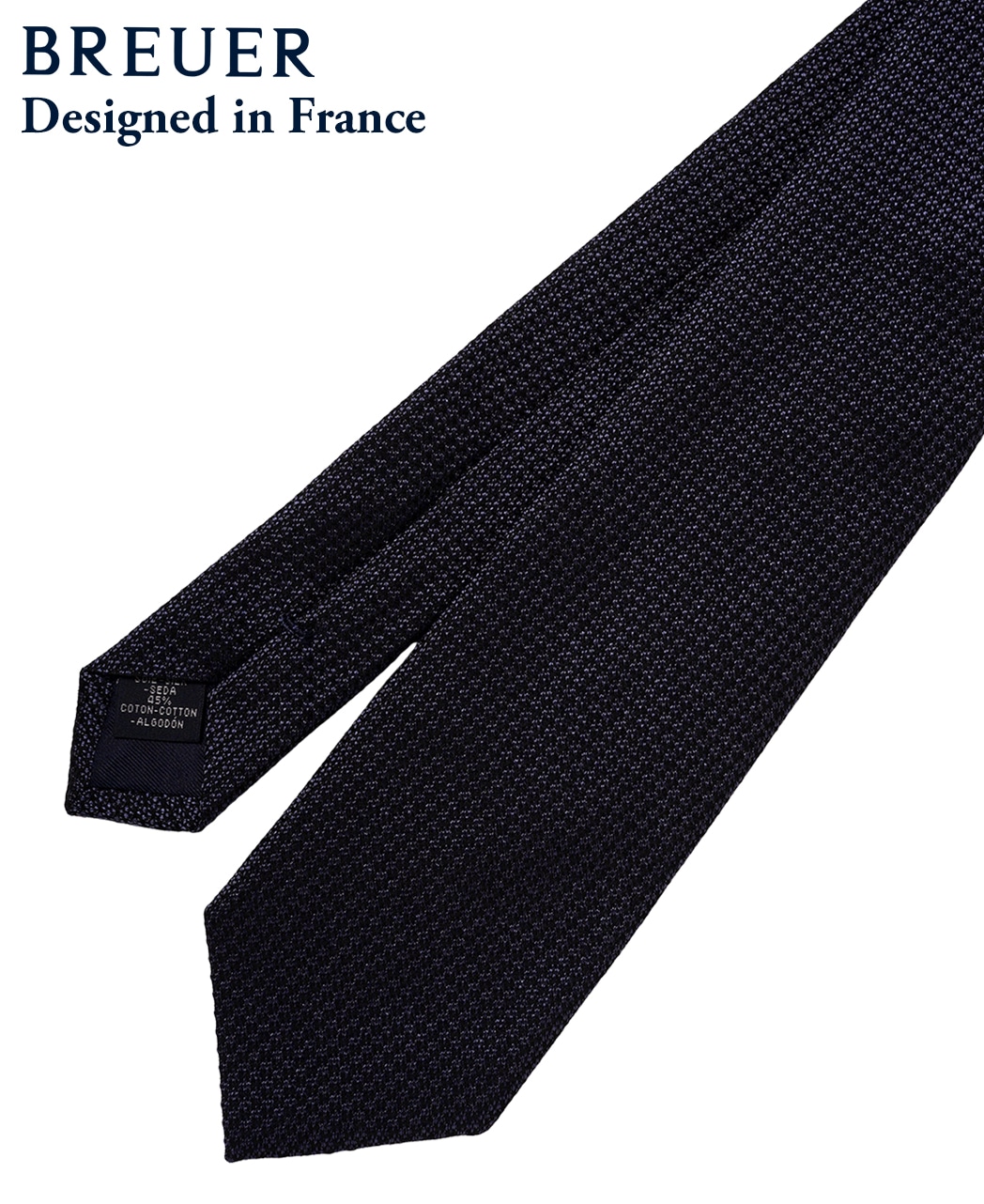 ブルー系/ソリッド(無地)/シルクコットン/BREUER