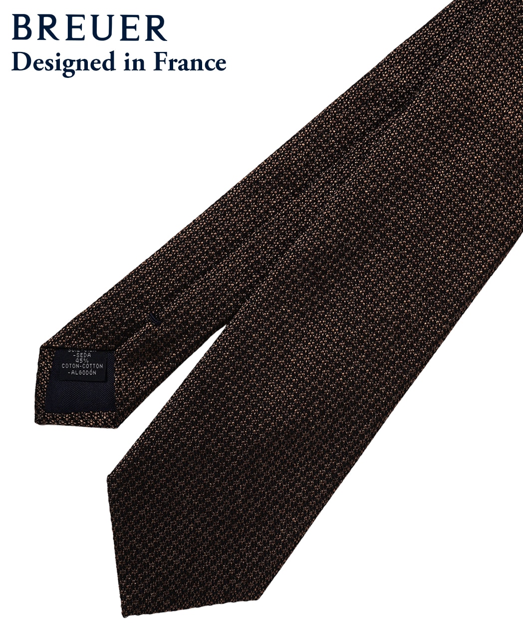 ブラウン系/ソリッド(無地)/シルクコットン/BREUER