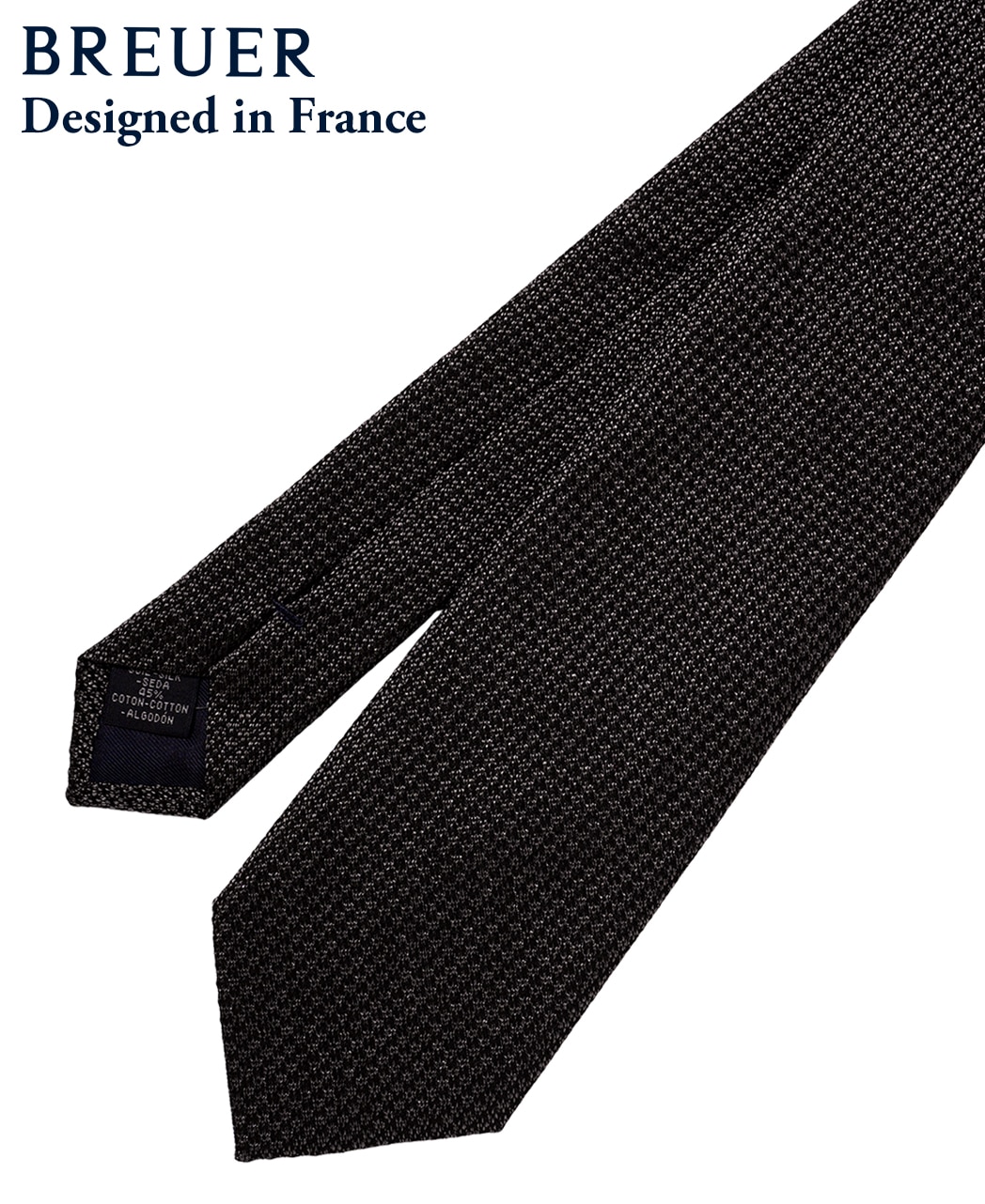 グレー系/ソリッド(無地)/シルクコットン/BREUER