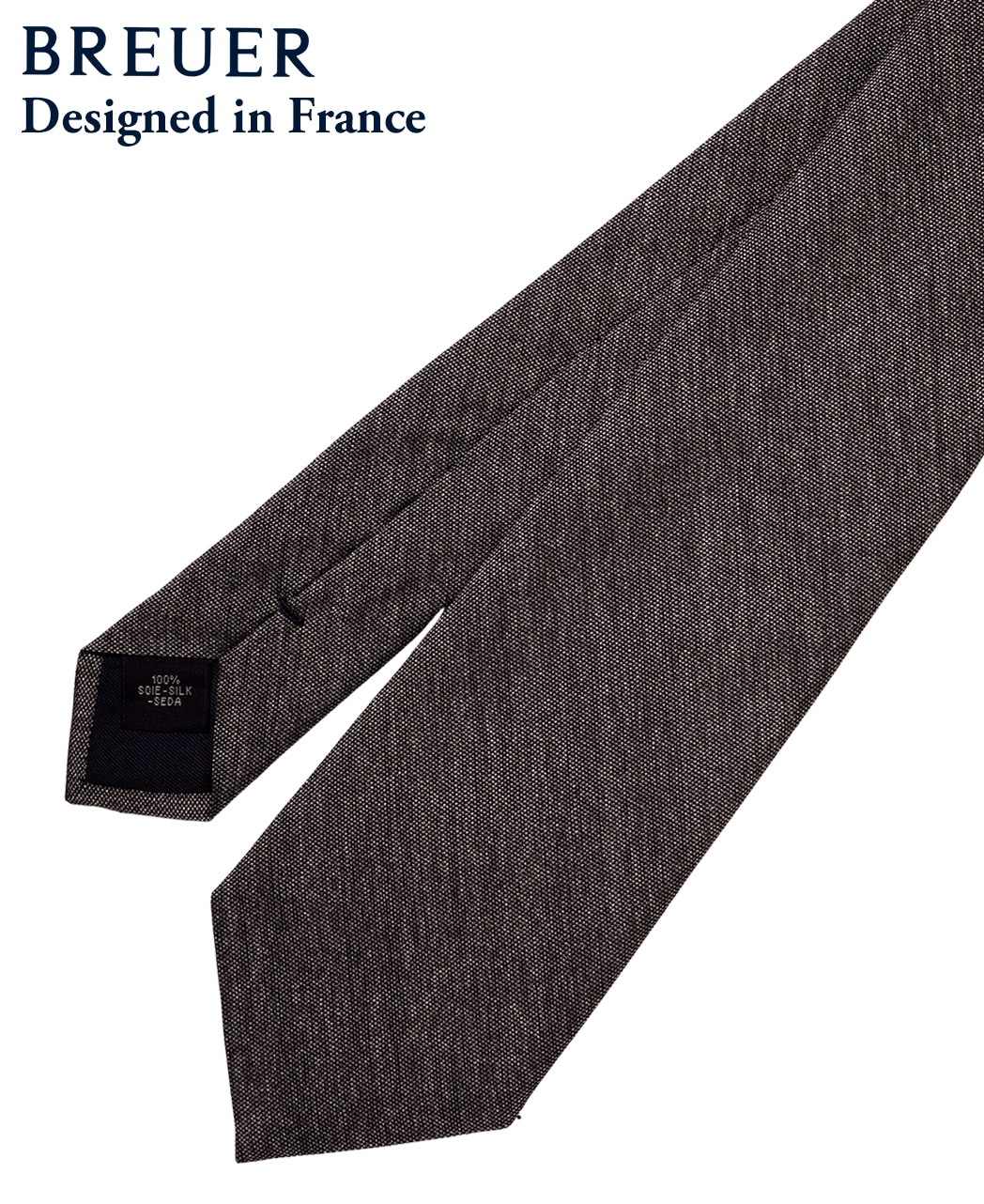 ブラウン系/ソリッド(無地)/シルク/BREUER