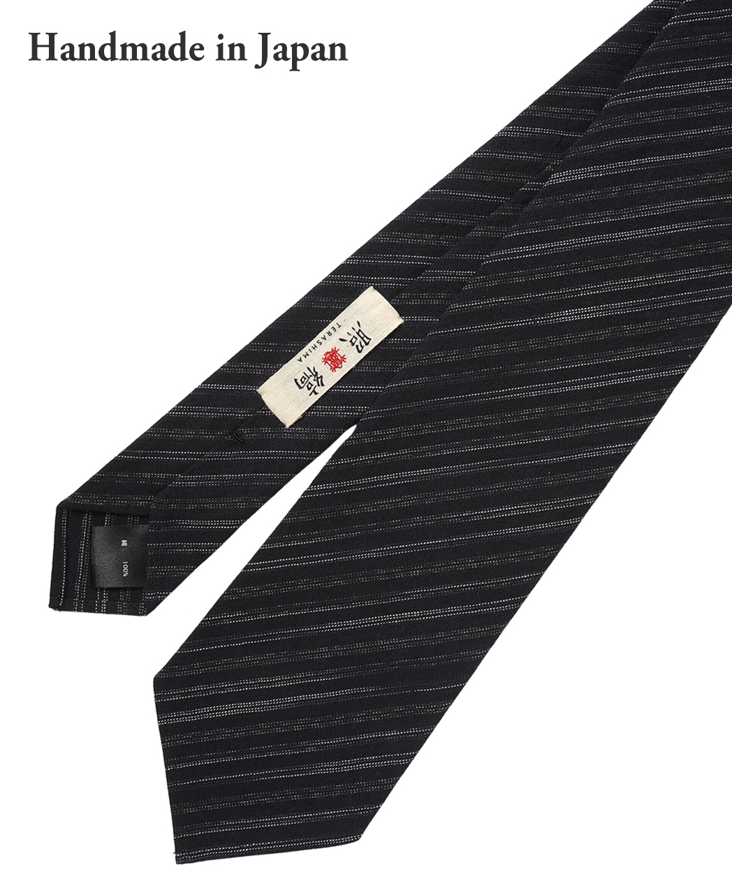 ブルー系/レジメンタル(ストライプ)/コットン/新潟店限定/亀田縞