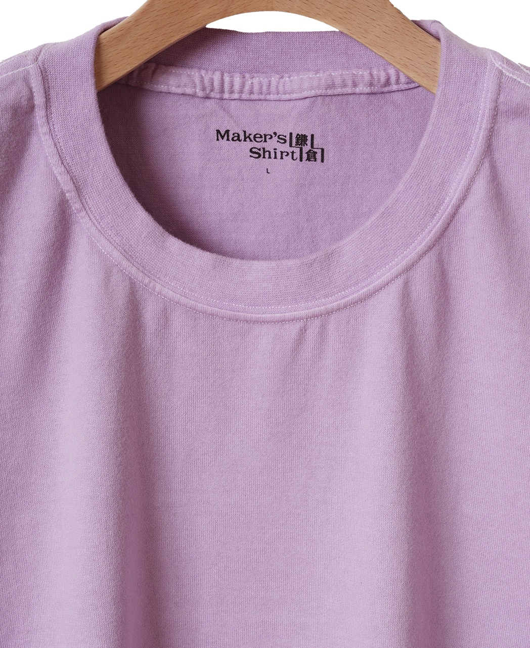 コットンTシャツ/ボタニカル染め(紫陽花)