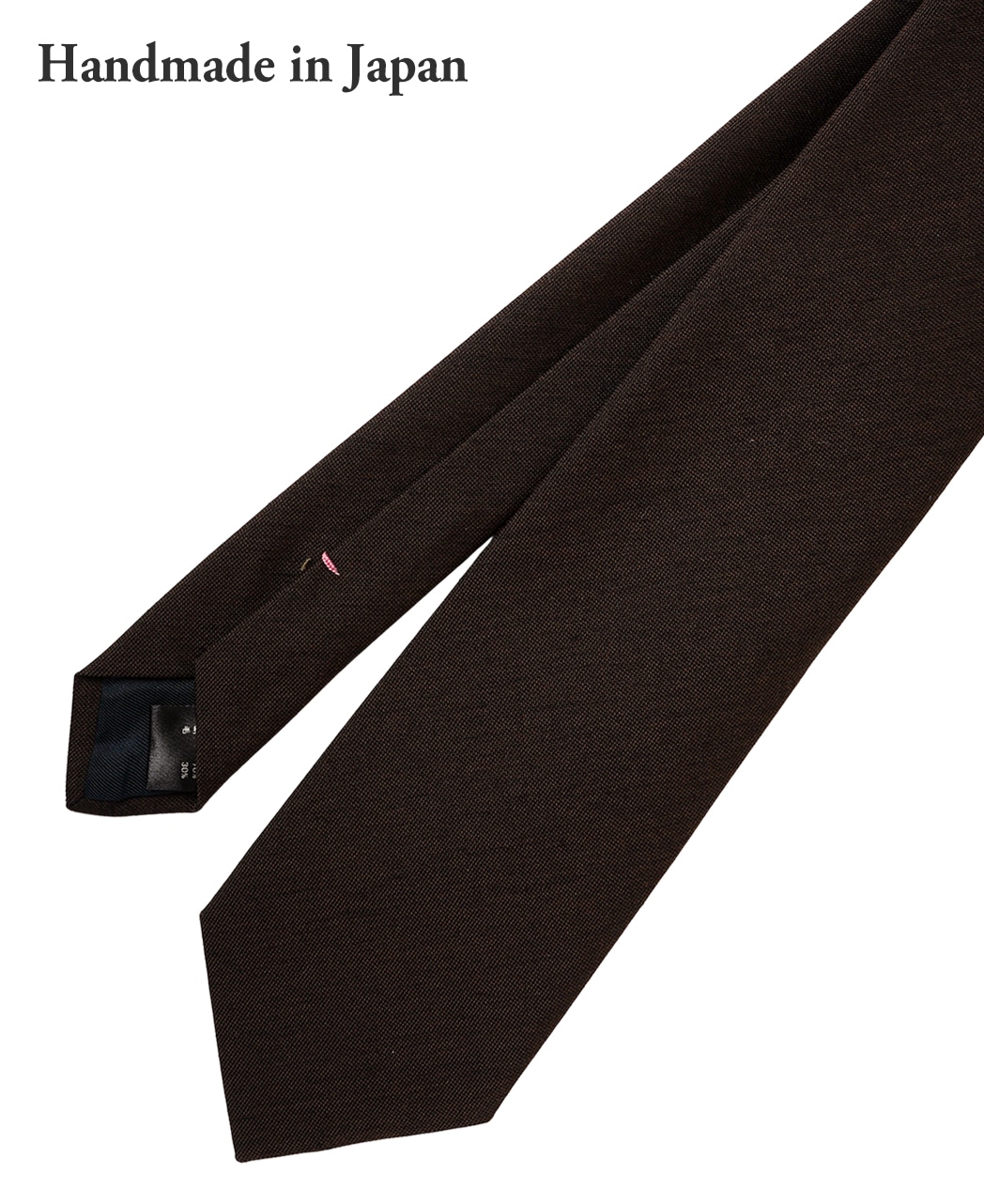 ブラウン系/ソリッド(無地)/ウールシルク/Italian Collection