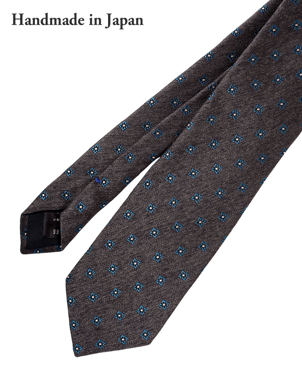 グレー系/小紋/ウールシルク/Italian Collection