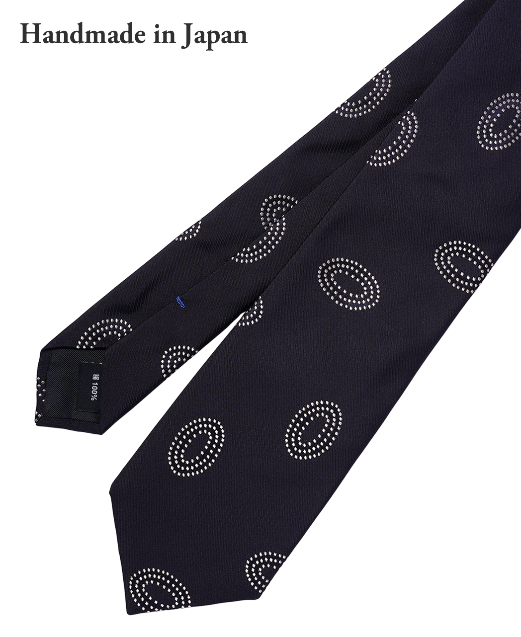 ブルー系/小紋/シルク/Italian Collection