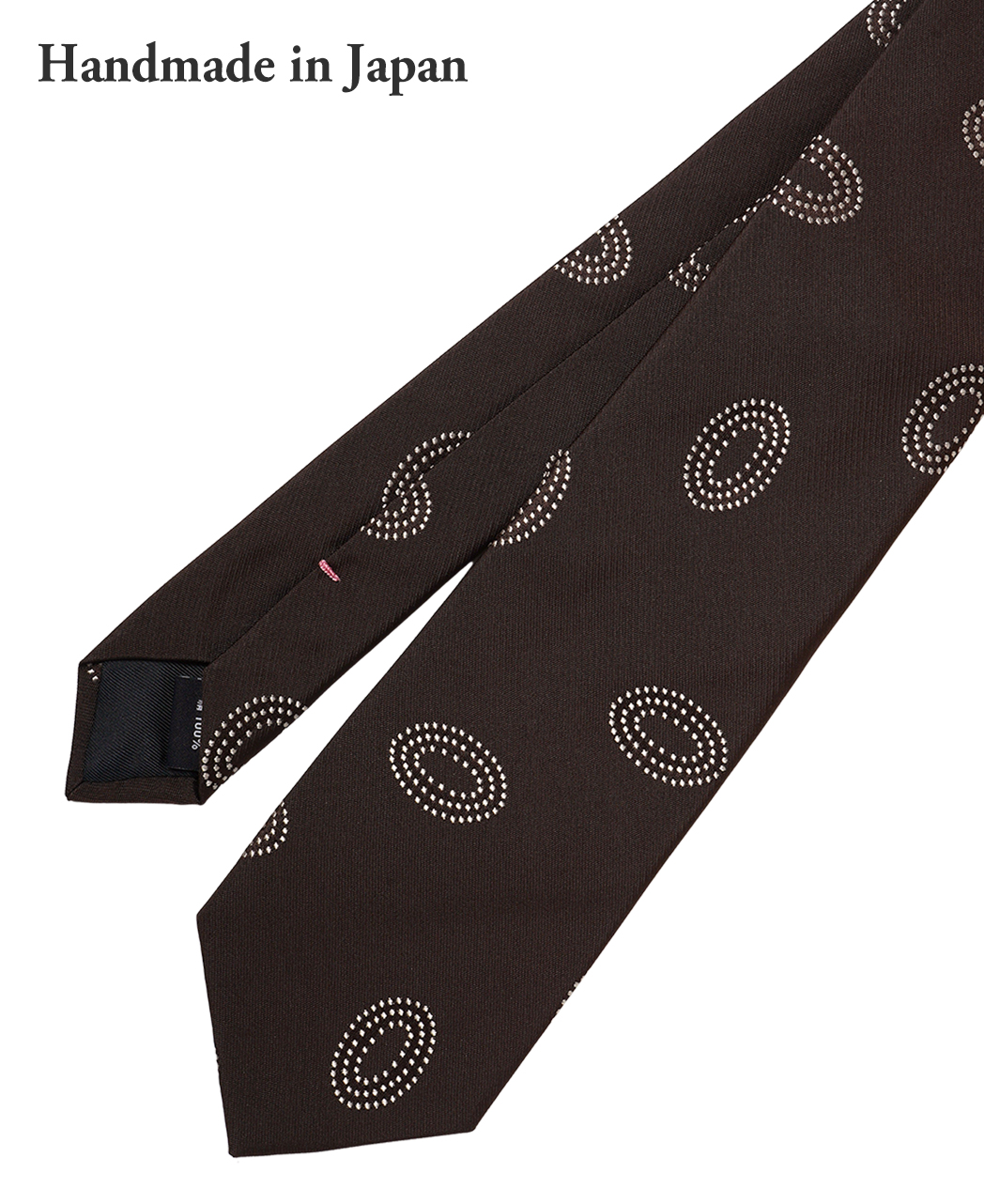 ブラウン系/小紋/シルク/Italian Collection