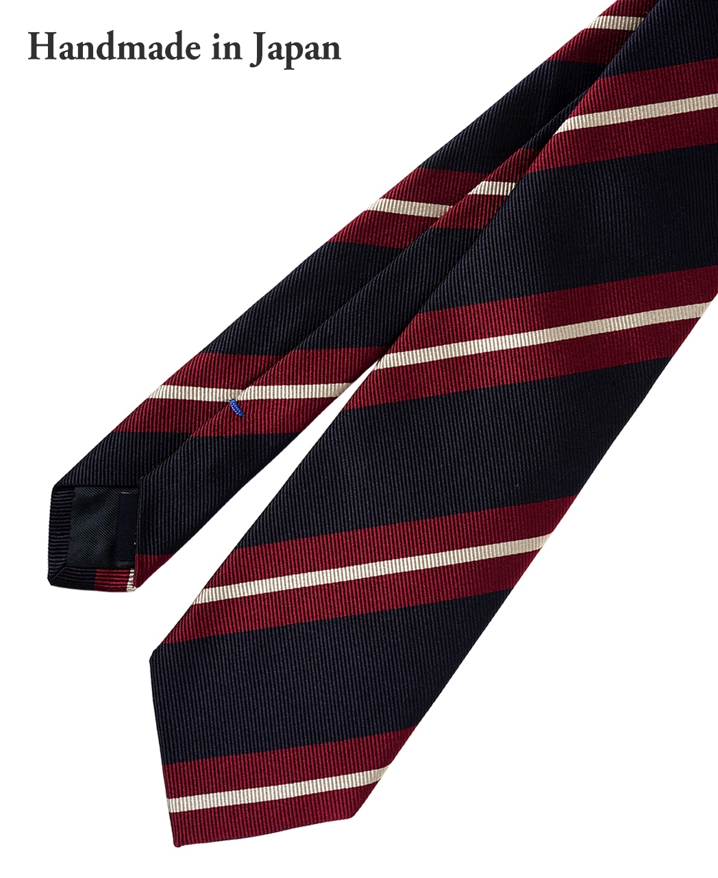 レッド系/レジメンタル(ストライプ)/シルク/SUPER REP