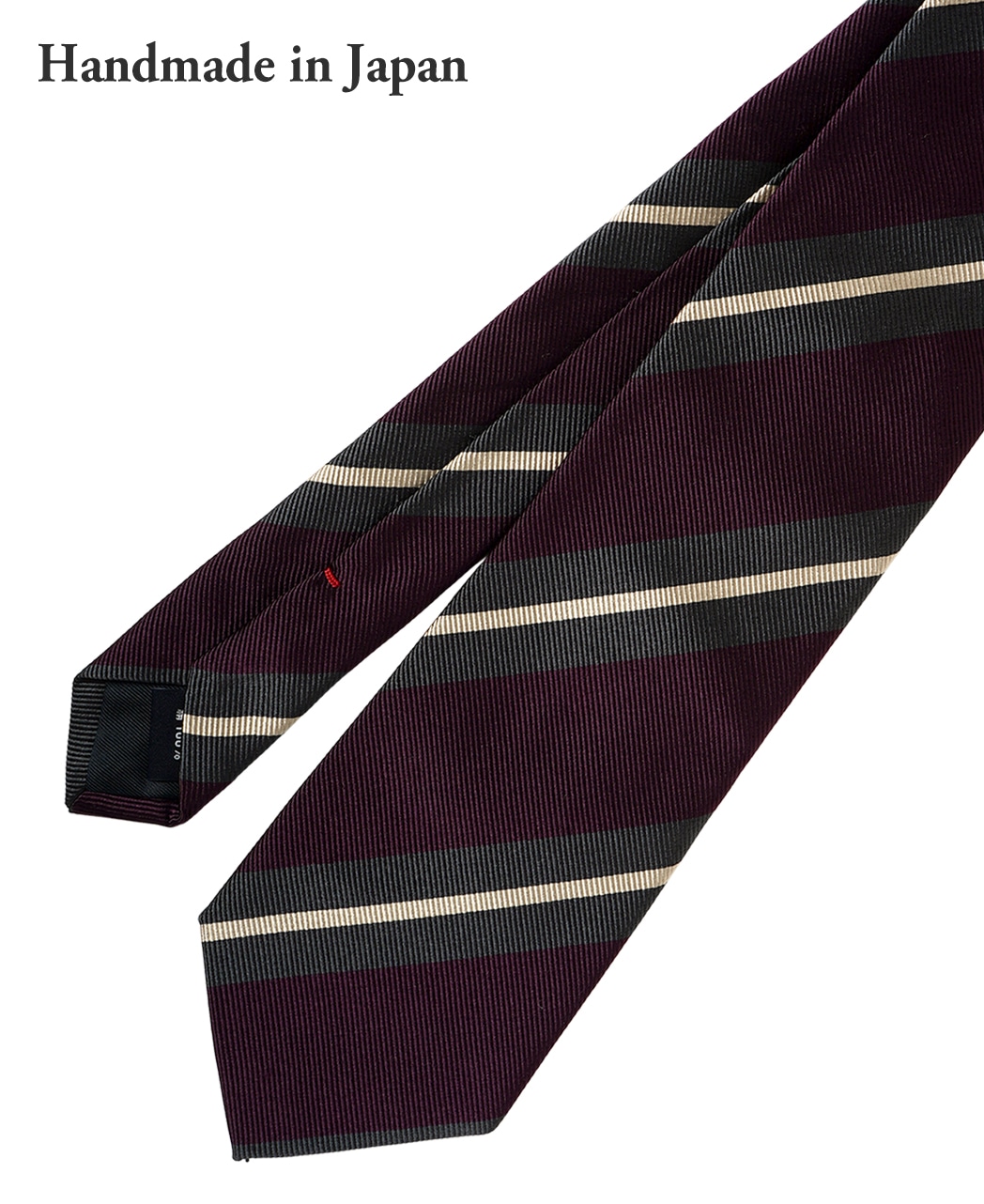 パープル系/レジメンタル(ストライプ)/シルク/SUPER REP