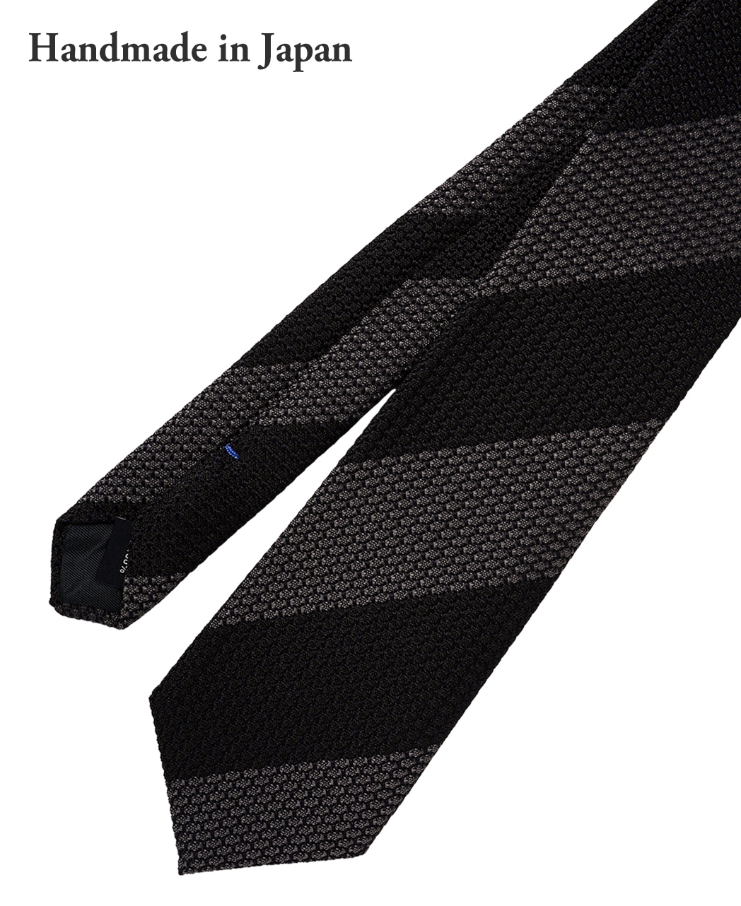 ブラック/レジメンタル(ストライプ)/シルク/フレスコ