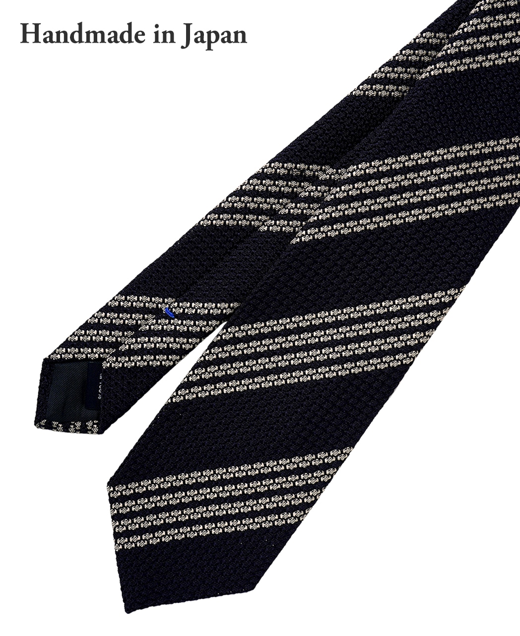 ブルー系/レジメンタル(ストライプ)/シルク/フレスコ