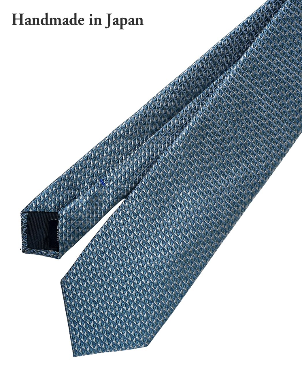 ブルー系/マイクロパターン/シルク/STEPHEN WALTERS