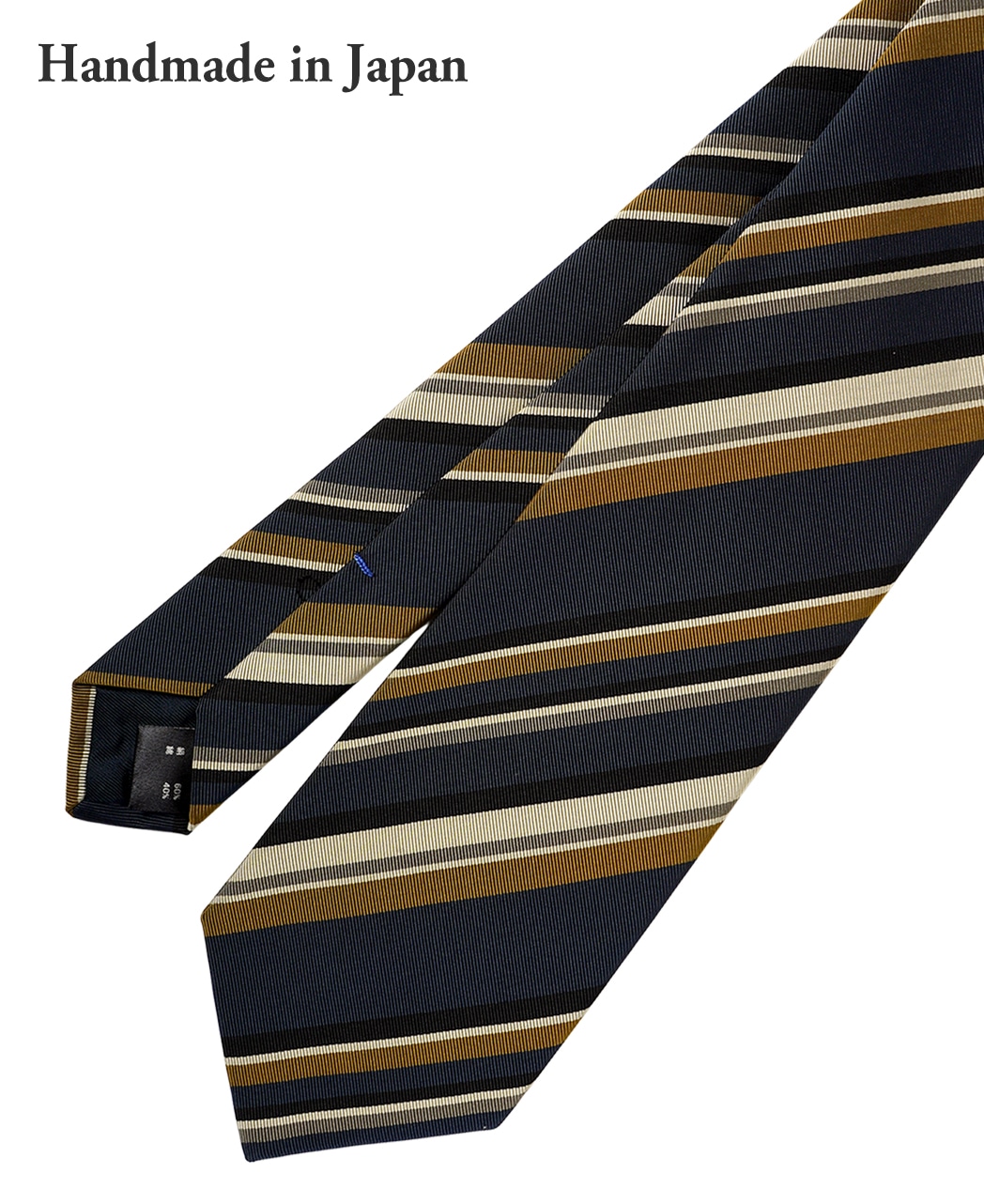 ブルー系/レジメンタル（ストライプ）/シルクコットン/STEPHEN WALTERS