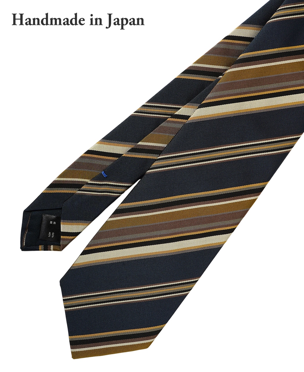 ブルー系/レジメンタル（ストライプ）/シルクコットン/STEPHEN WALTERS