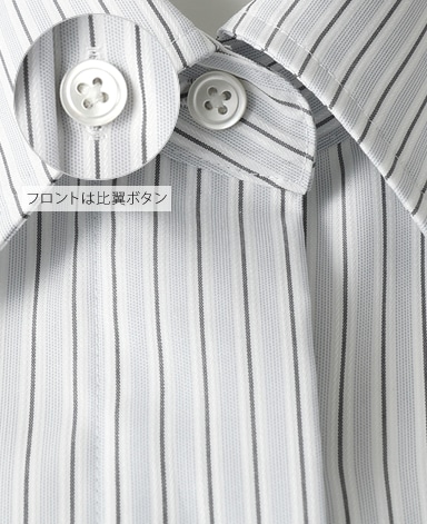 半袖比翼シャツ/SMART CLOTH 平織り