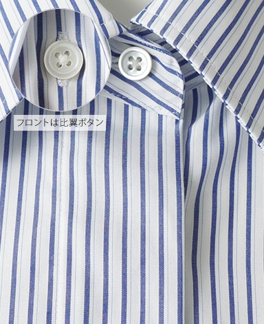半袖比翼シャツ/SMART CLOTH 平織り