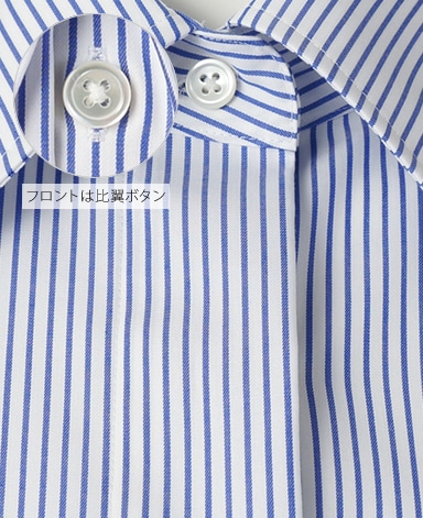半袖比翼シャツ/SMART CLOTH ツイル