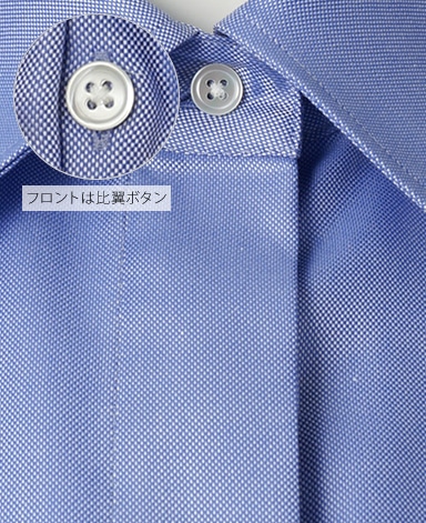 半袖比翼シャツ/SMART CLOTH オックスフォード