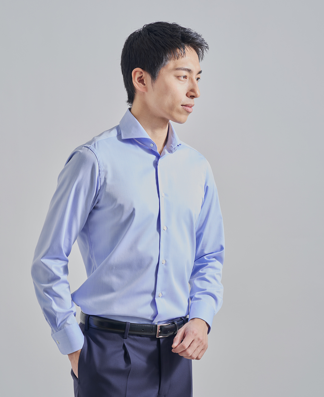 ビジネスシャツ/ツイル/イージーケア