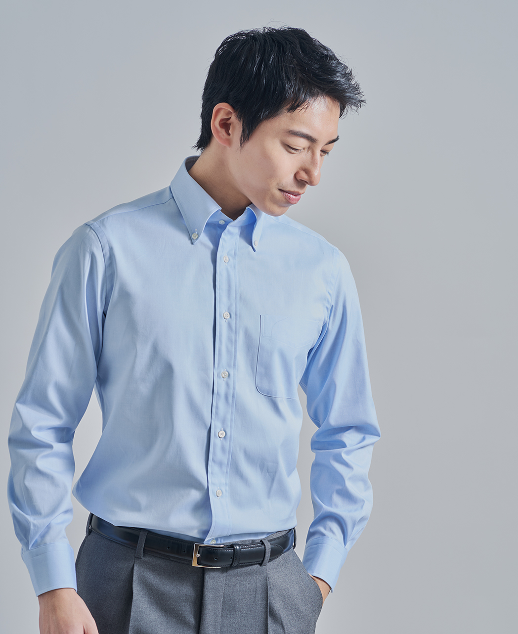 ビジネスシャツ/ピンポイントオックスフォード