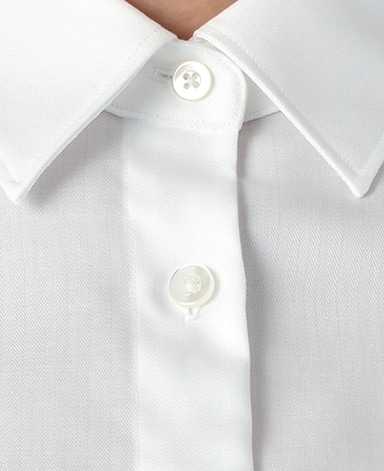 スリムシャツ/SMART CLOTH ヘリンボーン