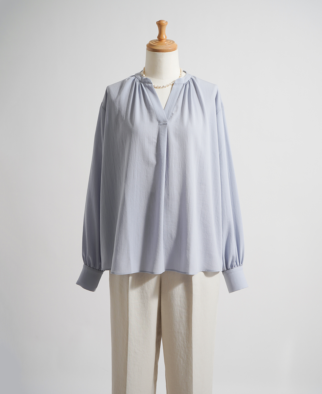 ブラウス / 2月下旬発送予定/スキッパー