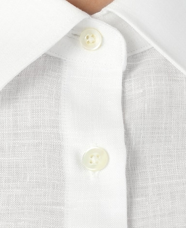 半袖スリムシャツ/SMART LINEN 平織り