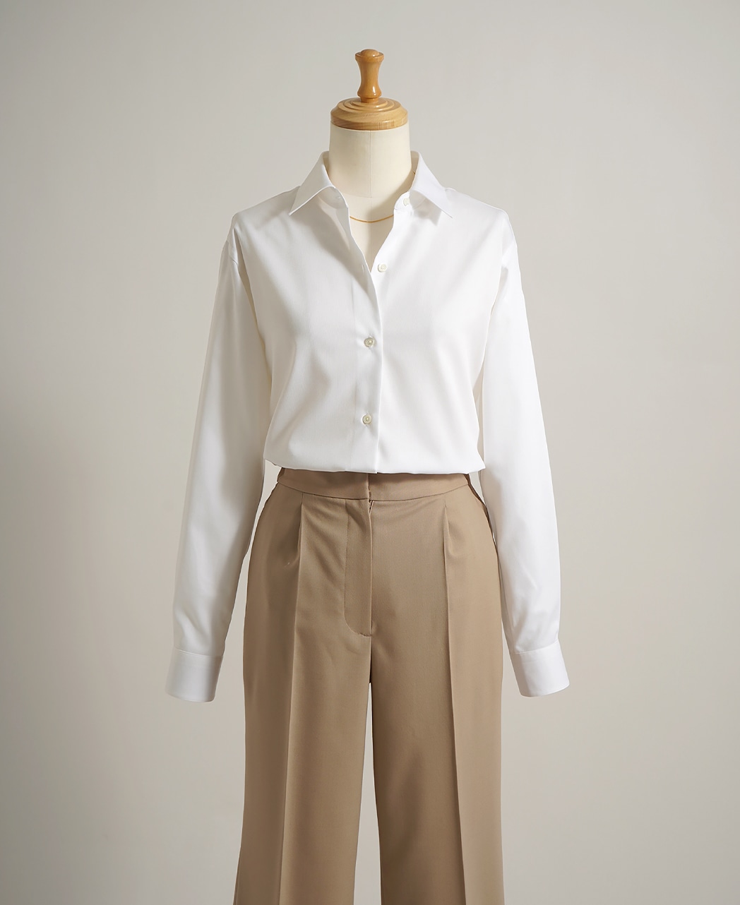 長袖シャツ / 2月上旬発送予定/ボックスプリーツ