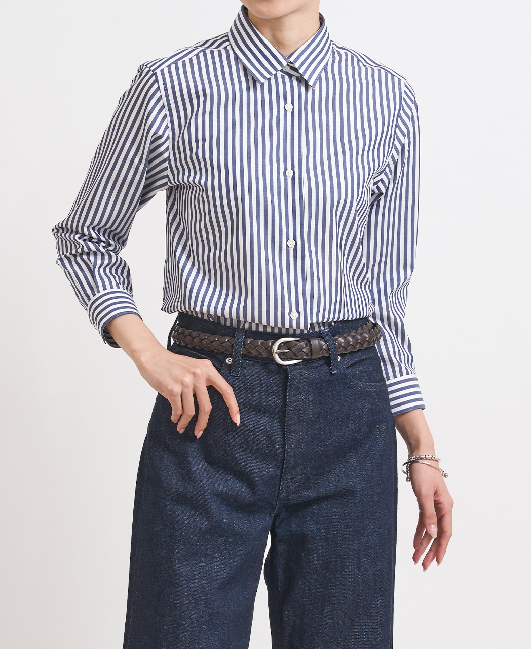 七分袖シャツ/クラシック