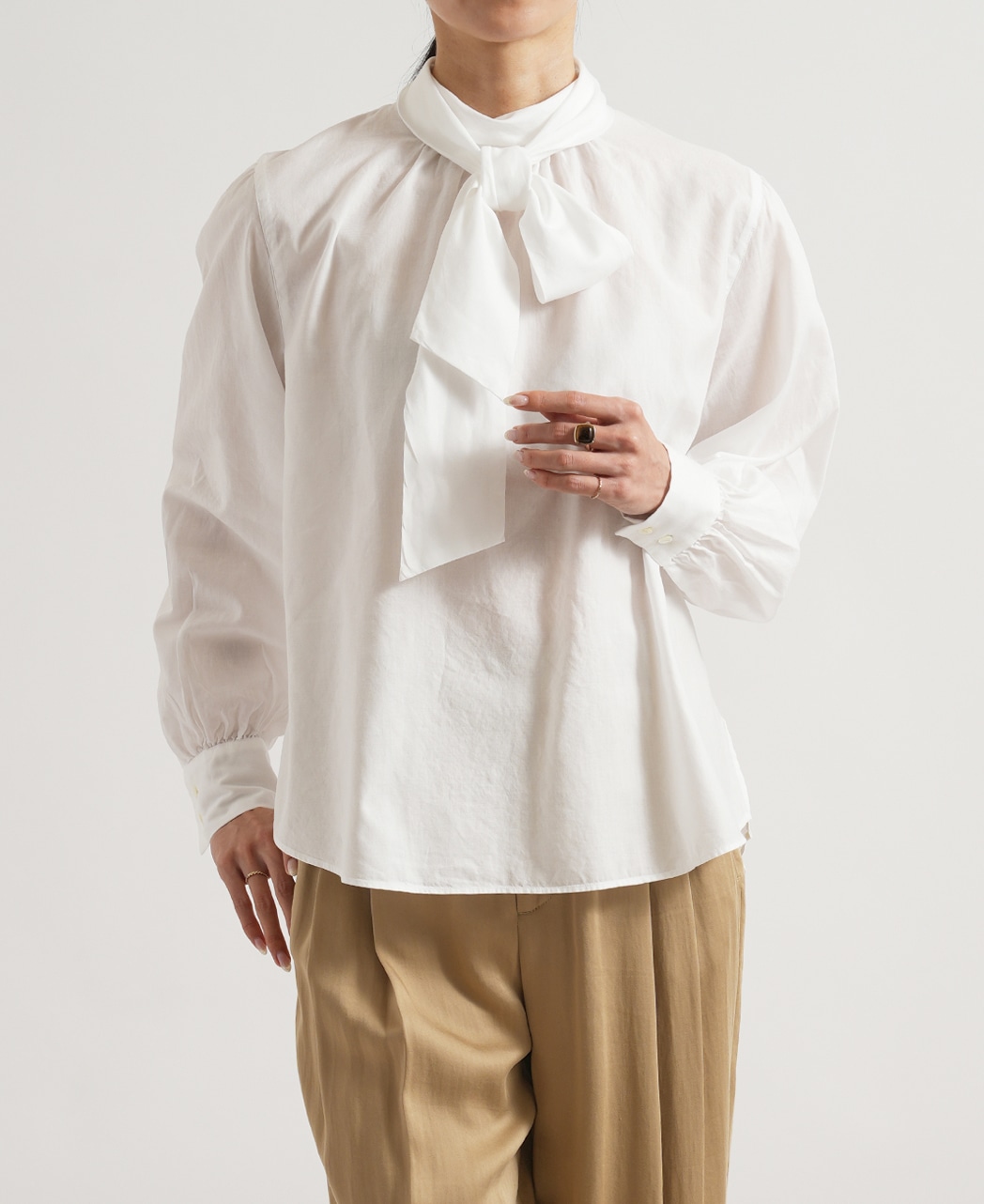 ブラウス / 1月中旬発送予定/ボウタイ