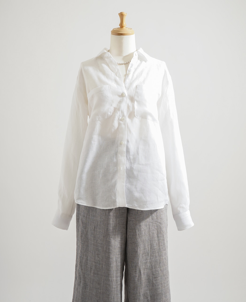 長袖シャツ/リネン