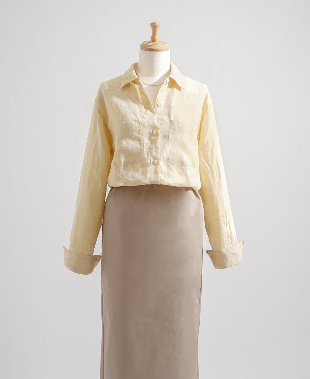 長袖シャツ/リネン