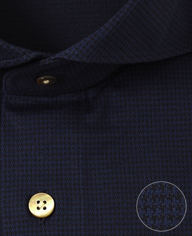 ニットシャツ 37 S ブルー系 メンズ メーカーズシャツ鎌倉 公式通販 日本製ワイシャツ ニットシャツ ネクタイ ブラウス