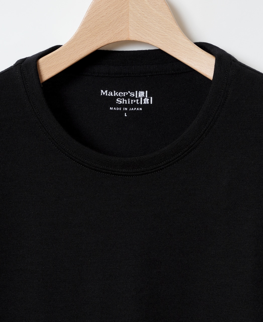 メリノウールTシャツ/(ブラック)
