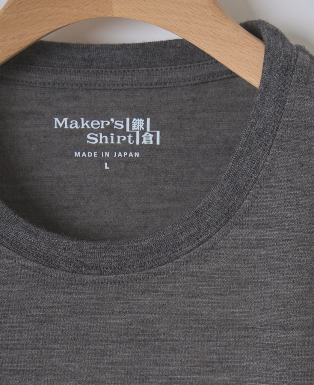 メリノウールTシャツ/カットソー / グレー系