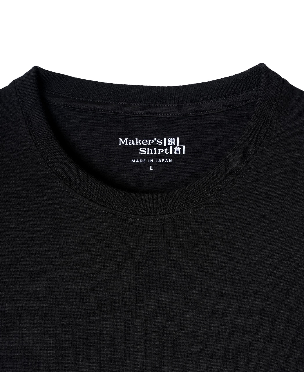 メリノウールTシャツ/ロングスリーブ / ブラック系