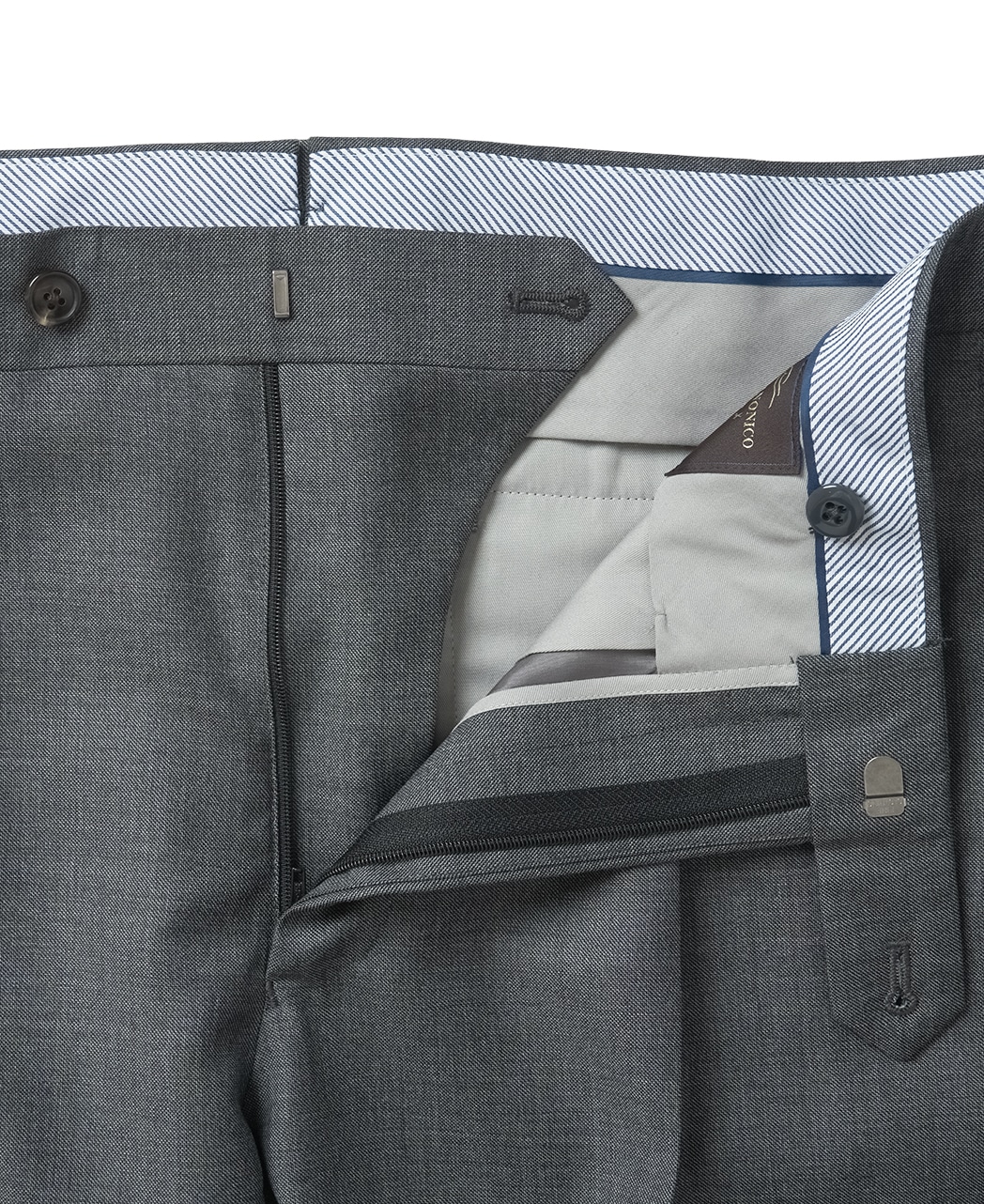 ウールスラックス（1タック）/CANONICO/シャークスキン