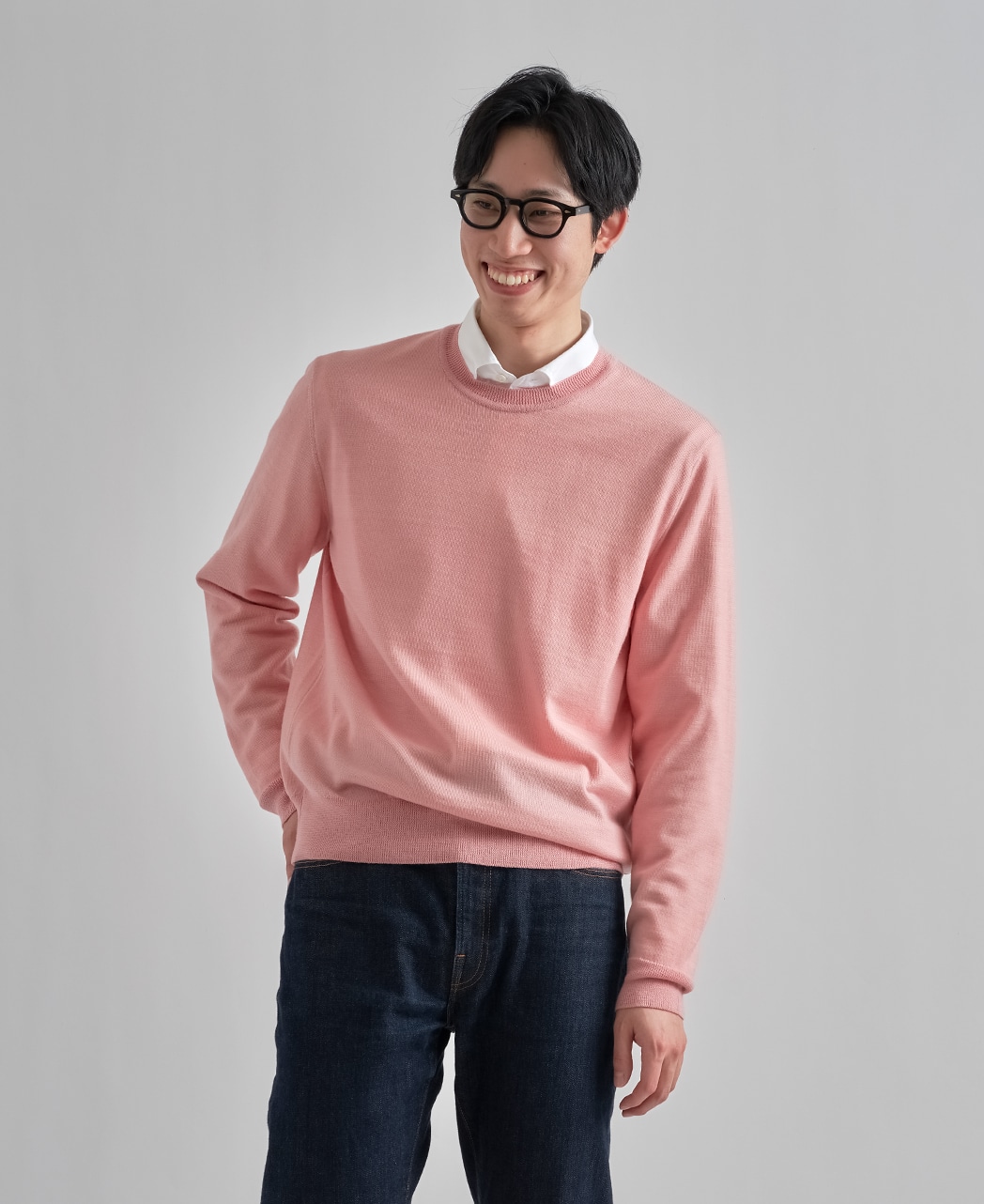 セーター/ボタニカルダイ / 芍薬