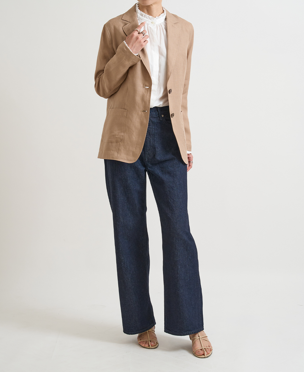 テーラードジャケット / 4月上旬発送予定/リネン