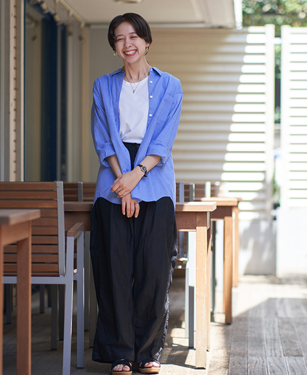 フリーサイズシャツ/ease