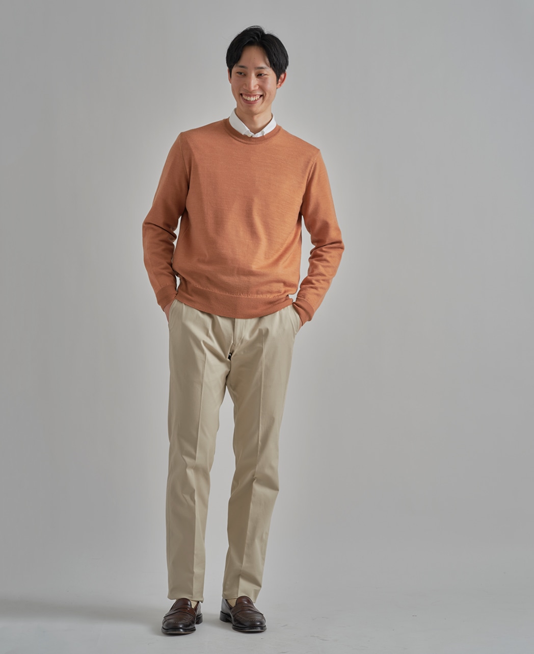 セーター/ボタニカルダイ / 芍薬