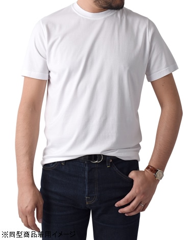 FEDELI コットンクルーネックTシャツ/GIZA45