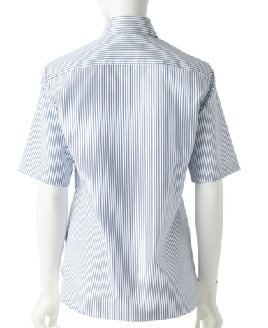 半袖比翼シャツ/SMART CLOTH 平織り
