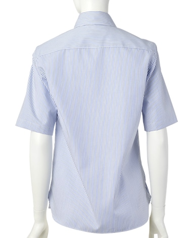 半袖比翼シャツ/SMART CLOTH ツイル