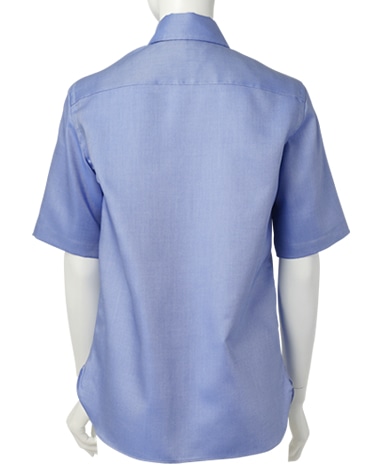 半袖比翼シャツ/SMART CLOTH オックスフォード