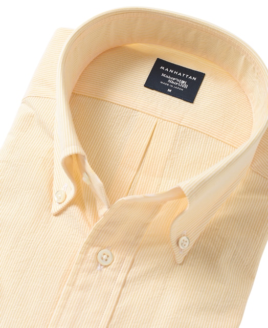 半袖シャツ(S イエロー系): メンズ  メーカーズシャツ鎌倉 公式通販  日本製ワイシャツ オーダーシャツ ビジネスシャツ カッターシャツ ニット シャツ オフィスカジュアル ネクタイ ブラウス