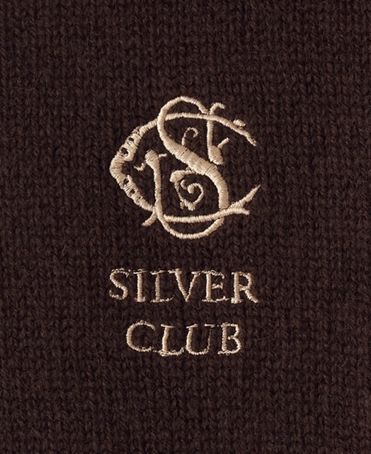 SilverClub ジップアップセーター/カシミヤ
